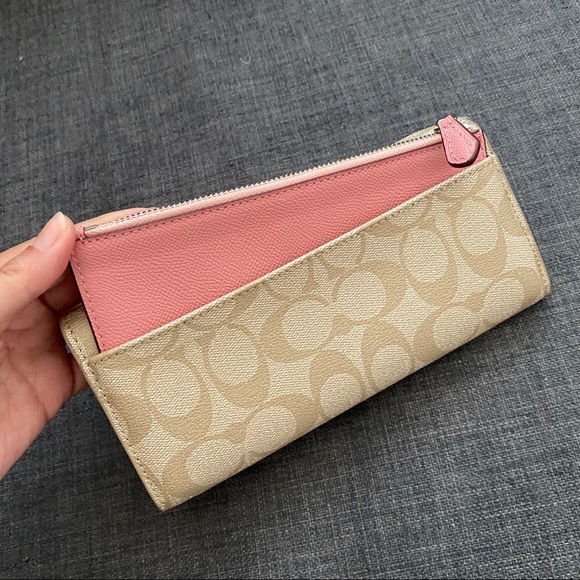 Coach wallet 2 in 1 NWT light khaki pink - Picture 7 of 16